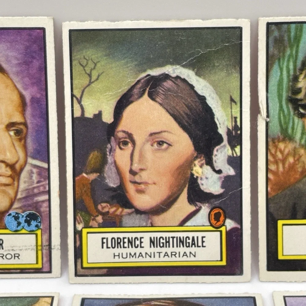 Vintage Topps LOOK N‎ SEE Collectible Trading Cards LOT of 10